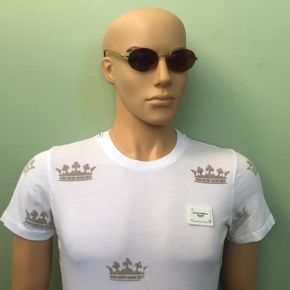 Dolce & Gabbana Men's White T-Shirt Size 46 - Picture 3 of 6